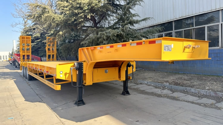 CIMC vehicles group 40ft low bed trailer truck