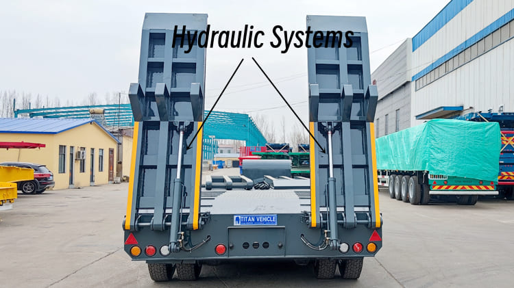 New 4 Axle Low Bed Trailer Price | 100 Ton Low Bed Trailer Manufacturers in Mozambique