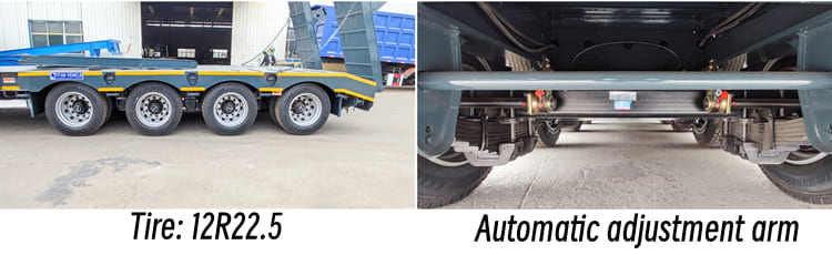 New 4 Axle Low Bed Trailer Price | 100 Ton Low Bed Trailer Manufacturers in Mozambique
