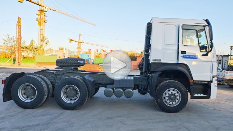 380 HP Used Howo Tractor Truck in Mozambique