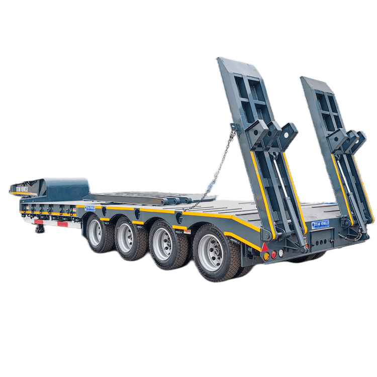 New 4 Axle 100 Ton Low Bed Trailer 