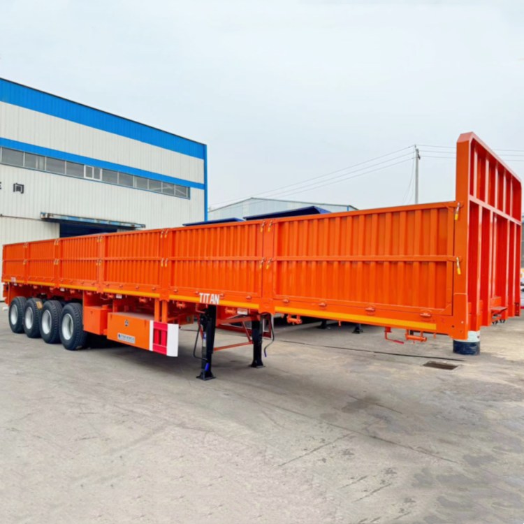 4 Axle 80 Tons Sideboard Trailer