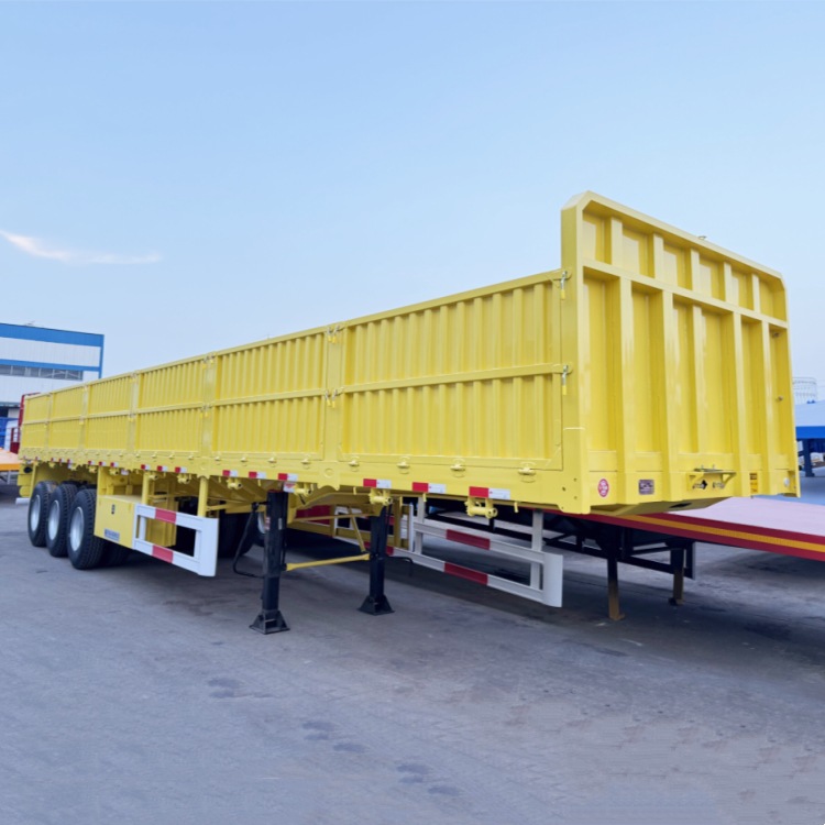 3 Axle 60 Ton Sidewall Semi Trailer